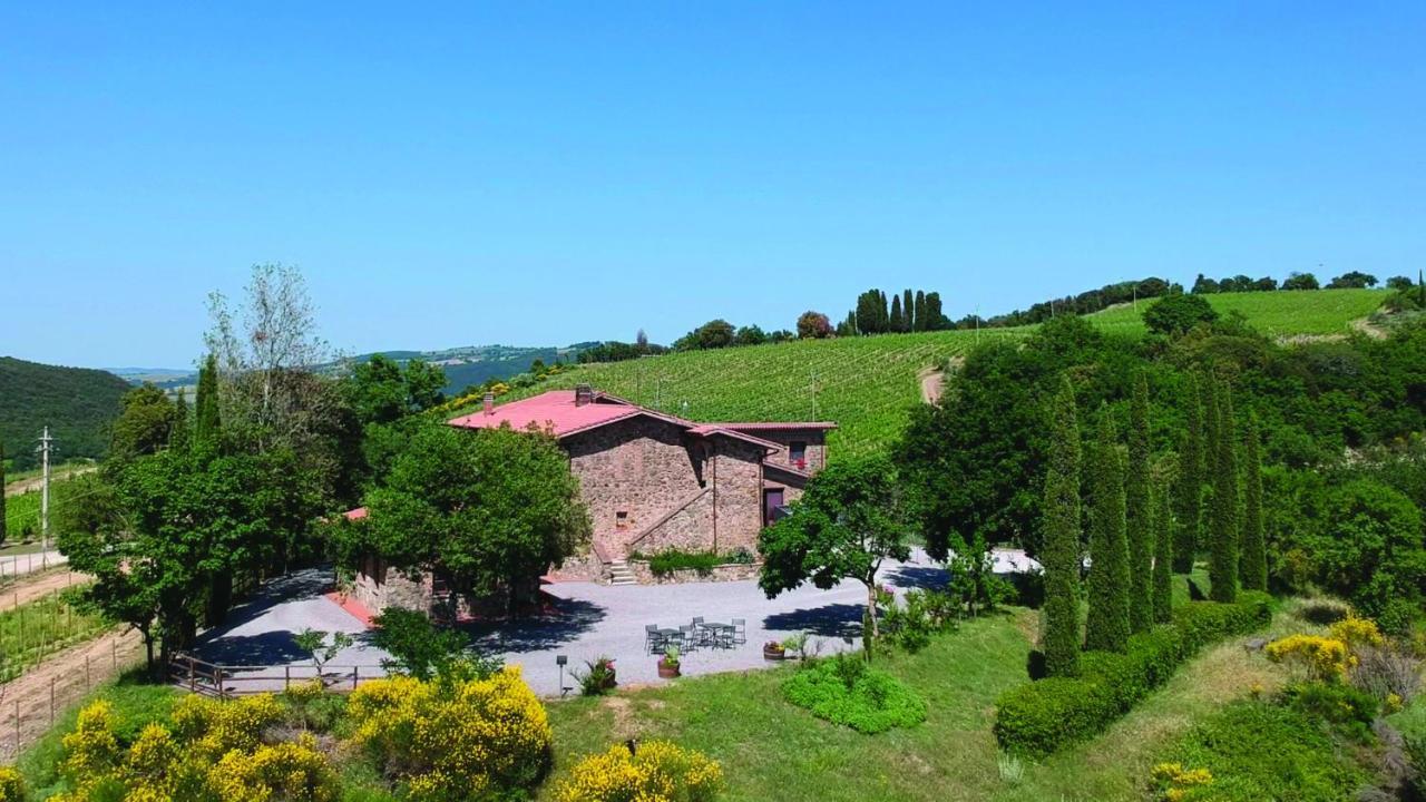 La Poderina Appartamenti Castelnuovo dellʼAbate Exterior foto